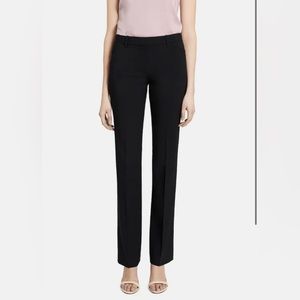 Theory womens trecca wool work pants size 4. Black